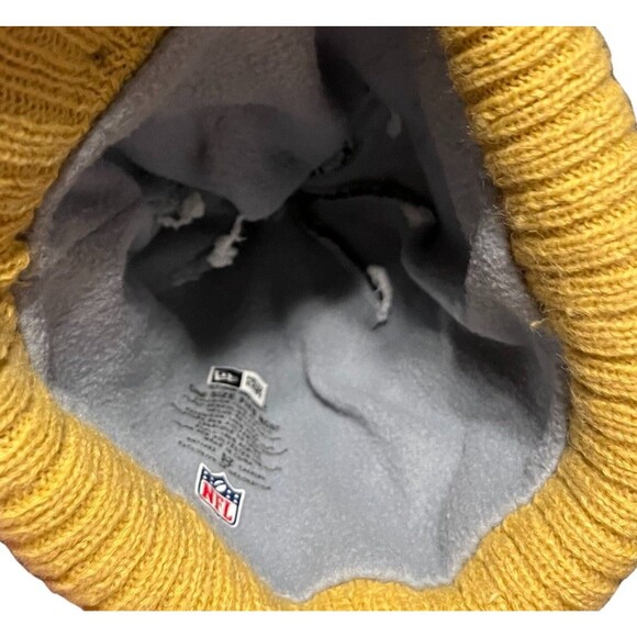 New Orleans Saints New Era NFL Beanie Pom Knit Hat On Field Sideline Hat OSFM - Picture 4 of 6